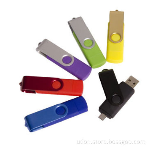Swivel Mobile Phone USB Flash Drives, 128MB to 32GB are Available, Customized Logo is Accepted